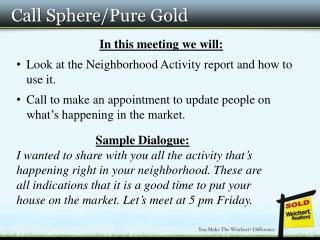 Call Sphere/Pure Gold