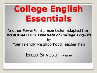 College English Essentials