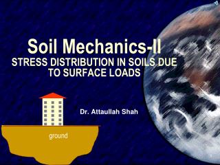 Soil Mechanics-II STRESS DISTRIBUTION IN SOILS DUE TO SURFACE LOADS