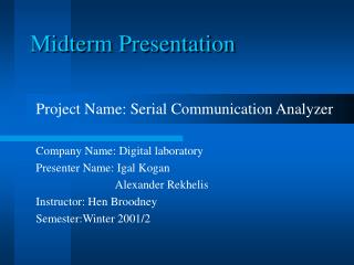 Midterm Presentation