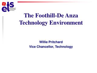 The Foothill-De Anza Technology Environment