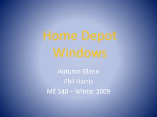 Home Depot Windows