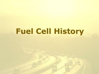 Fuel Cell History