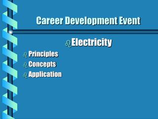 Career Development Event