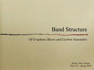 Band Structure