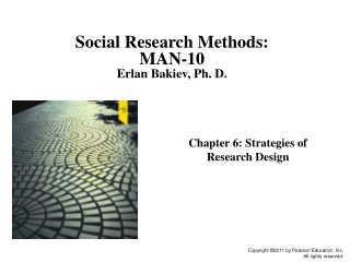 Chapter 6: Strategies of Research Design