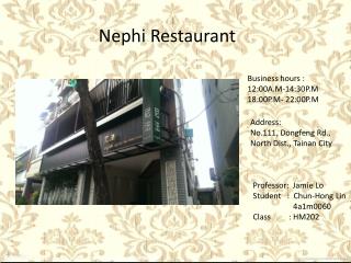 N ephi Restaurant