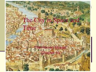 The City in Space and Time