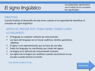 PPT - El signo lingüístico PowerPoint Presentation, free download -  ID:3130267