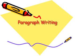 paragraph and essay writing ppt