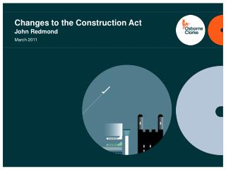 Changes to the Construction Act
