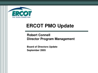 ERCOT PMO Update