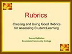 Rubrics