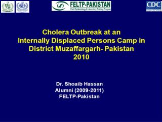 Cholera; a Public Health concern