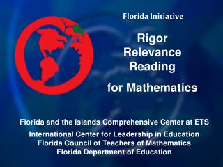 Florida Initiative Rigor Relevance Reading for Mathematics