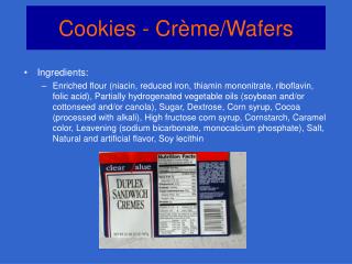 Cookies - Crème/Wafers