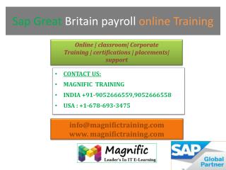 sap great britain payroll online training in Australia