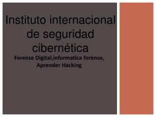 Aprender Hacking
