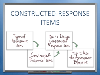 CONSTRUCTED-response items