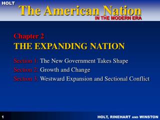 Chapter 2 THE EXPANDING NATION