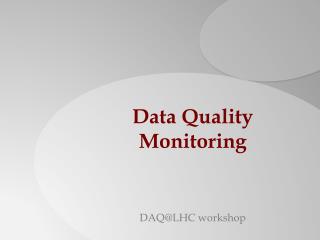 Quality Monitoring Program PowerPoint (PPT) Presentations, Quality ...