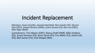 Incident Replacement