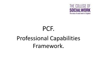 capabilities framework professional pcf presentation ppt powerpoint slideserve