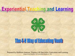 Experiential Teaching and Learning
