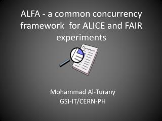 ALFA - a common concurrency framework  for ALICE and FAIR experiments