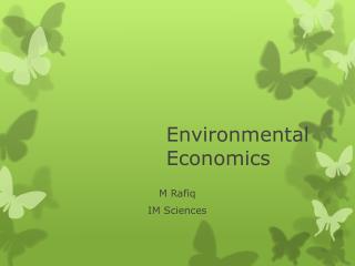 PPT - Environmental Economics PowerPoint Presentation, Free Download ...