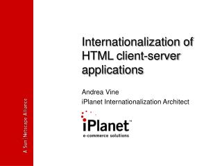 Internationalization of HTML client-server applications