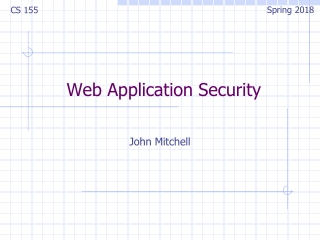 Web Application Security