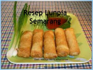 Resep Lunpia Semarang