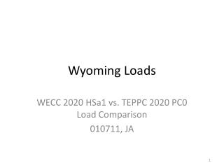 Wyoming Loads