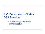 N.C. Department of Labor OSH Division