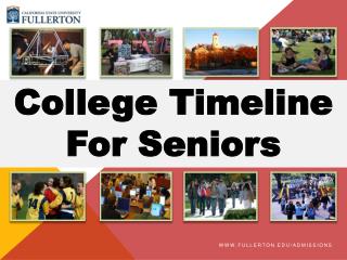 College Timeline For Seniors