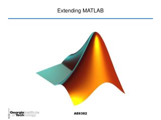 Extending MATLAB