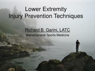 Lower Extremity Injury Prevention Techniques