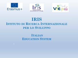 IRIS Istituto di Ricerca Internazionale per lo Sviluppo Italian Education System