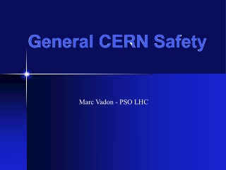 General CERN Safety