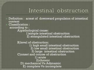 PPT - NEONATAL INTESTINAL OBSTRUCTION PowerPoint Presentation - ID:216458