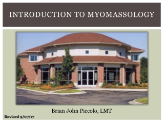 Introduction to Myomassology
