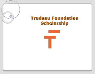 Trudeau Foundation Scholarship