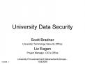 University Data Security