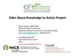 Elder Abuse Knowledge to Action Project