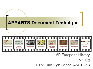 APPARTS Document Technique