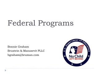 Federal Programs