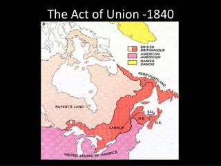 The Act of Union -1840
