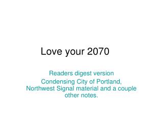Love your 2070