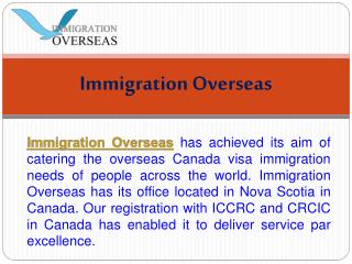 Get Information about Immigration to Canada